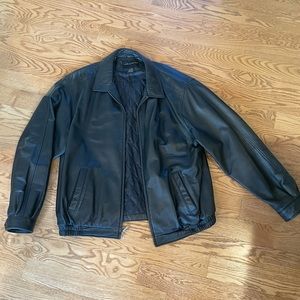 Men’s leather jacket XL tall